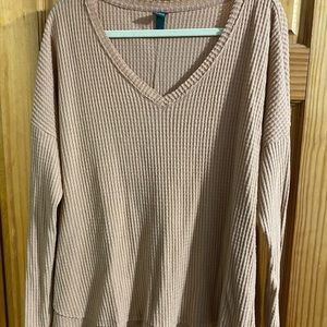 Wild fable burnt orange long sleeved top